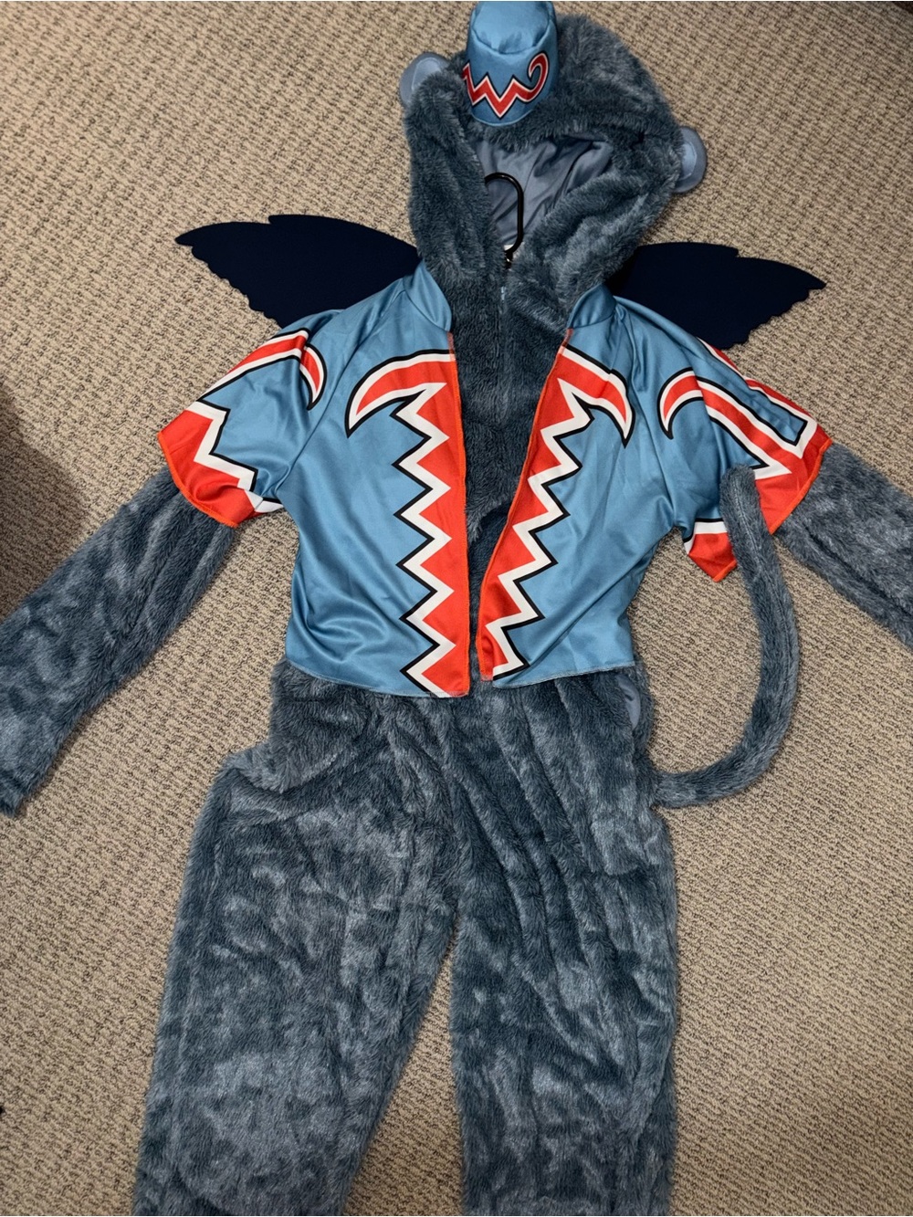 Spirit - Men's Halloween Costume - Flying Monkey - Wicked - Size S/M - Fit 6’2”